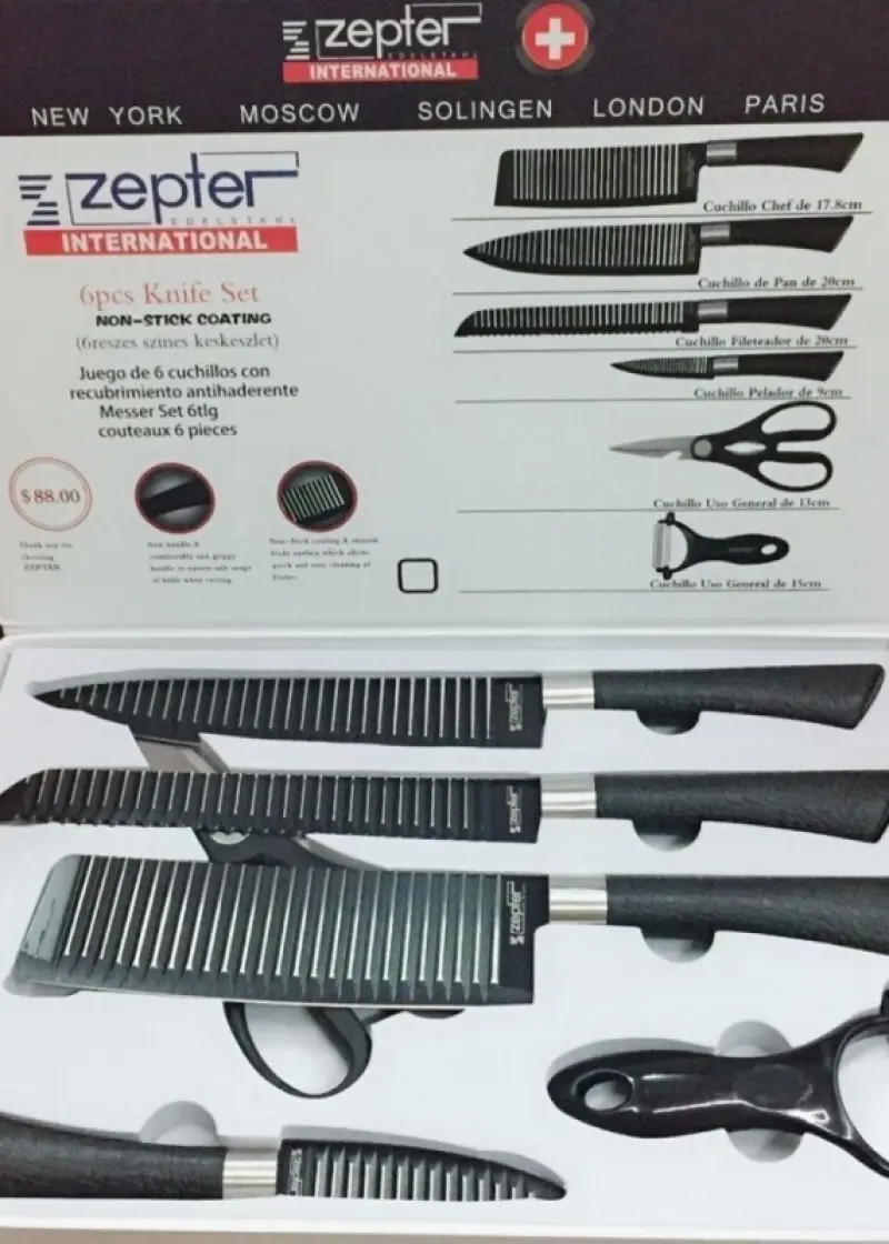 Zepter International Kitchen Knife Set (6 Pcs)